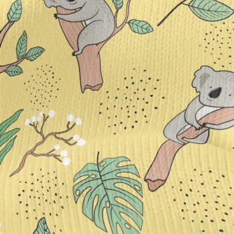 Cute Tree Hugging Koala Stretch Jersey