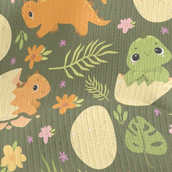 Cute Little Dinosaur Stretch Jersey