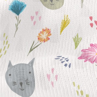 Well-behaved And Gentle Cat Stretch Jersey