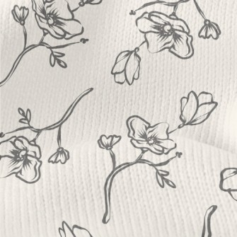 Beautiful And Generous Flowers Stretch Jersey