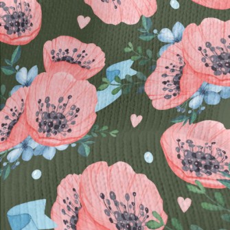 Huge Simple Flowers Stretch Jersey