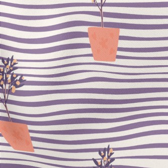 Wenqing Small Potted Plant Lightweight Cotton Poplin