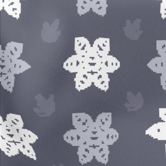 Beautiful Artistic Flowers Lightweight Cotton Poplin