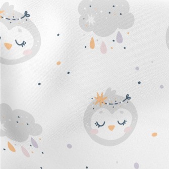 Shiny Cute Bird Lightweight Cotton Poplin