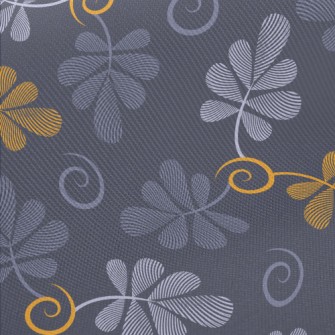 Psychedelic Lines Leaves Midweight Cotton Poplin