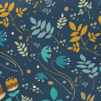 Childlike Forest Flowers Midweight Cotton Poplin