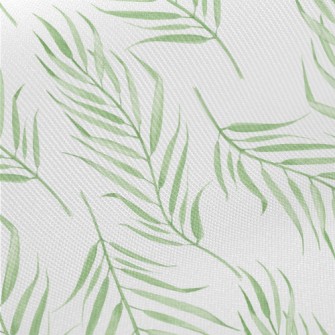 Fresh Little Willow Leaves Midweight Cotton Poplin