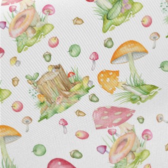Watercolor Fairy Tale Big Mush Midweight Cotton Poplin