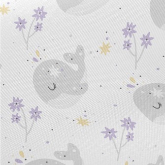 Gentle Star Whale Midweight Cotton Poplin