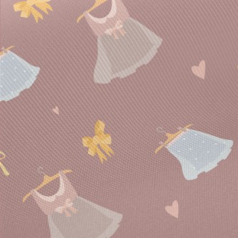 Cute Girl Dress Midweight Cotton Poplin