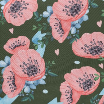 Huge Simple Flowers Midweight Cotton Poplin