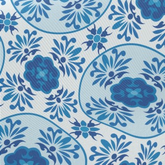 Cool And Generous Flowers Midweight Cotton Poplin
