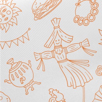 Hard Work Scarecrow Midweight Cotton Poplin