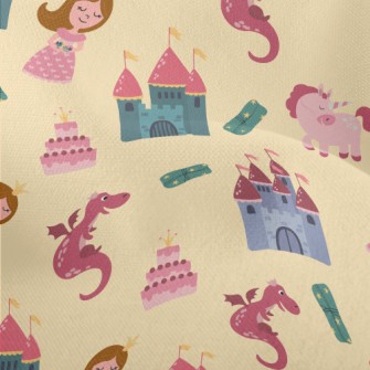 Fairy Tale Princess And Castle Lightweight Performance Linen