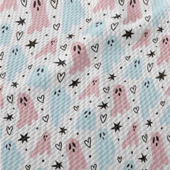 Simple Cute Ghost Birdseye Piqué
