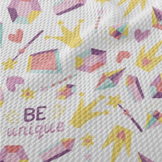 Bright And Shiny Gemstones Birdseye Piqué