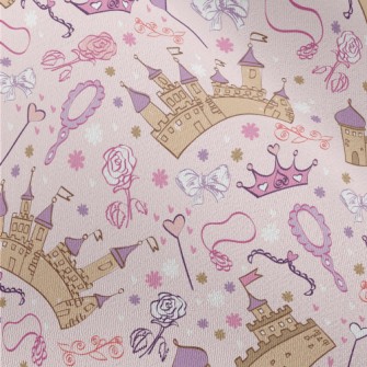 Pink Magic Castle And Items Chiffon