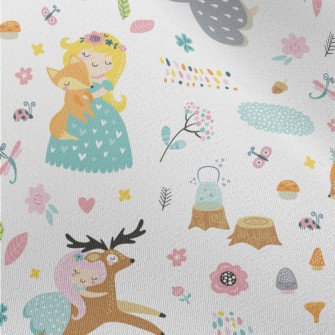 Cute Fairy Tale Princesses Chiffon