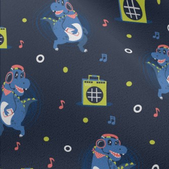Dinosaur Dancing To Music Chiffon