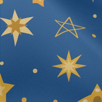 Shining And Beautiful Stars Chiffon