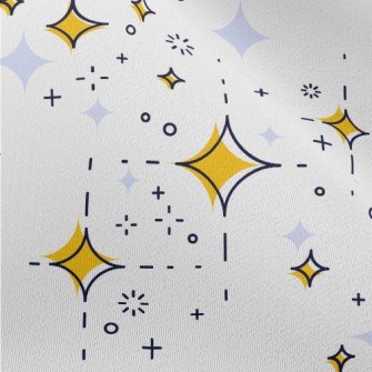 Simple Design Of Stars Chiffon