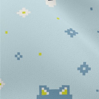 Cute Pixel Fox Chiffon