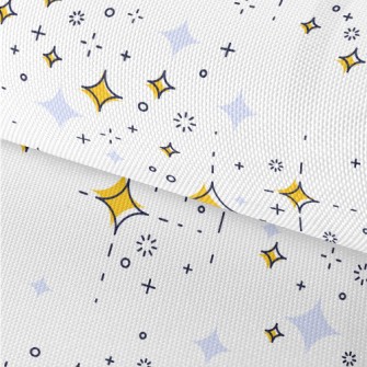 Simple Design Of Stars Waterproof Oxford