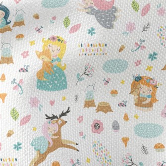 Cute Fairy Tale Princesses Waterproof Canvas