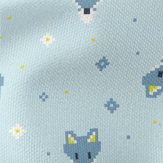 Cute Pixel Fox Waterproof Canvas