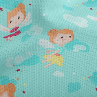 Beautiful And Cute Fairy Athletic Mesh Flat Back