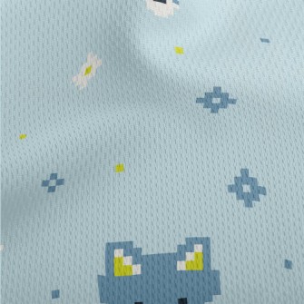 Cute Pixel Fox Athletic Mesh Flat Back