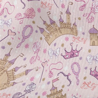 Pink Magic Castle And Items Terry