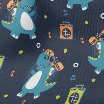Dinosaur Rocking To Music Terry