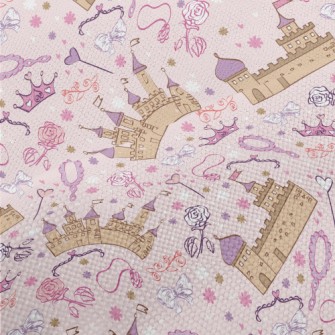Pink Magic Castle And Items Performance Linen