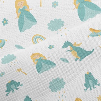 Cute Princess And Dragon Performance Linen
