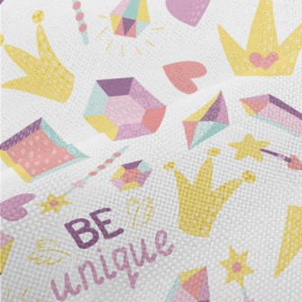 Bright And Shiny Gemstones Performance Linen