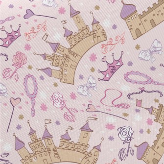 Pink Magic Castle And Items Twill