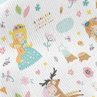 Cute Fairy Tale Princesses Standard Corduroy