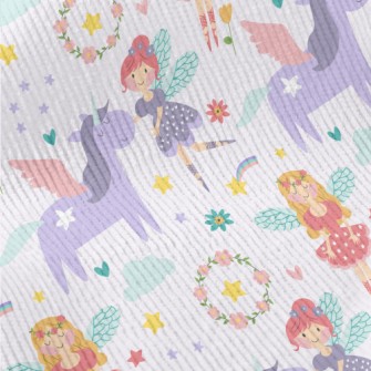 Cute And Beautiful Fairy And U Standard Corduroy