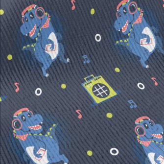 Dinosaur Dancing To Music Standard Corduroy