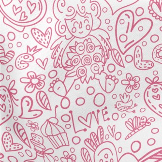 Pink And Complex Angel Lines Stretch Ponte