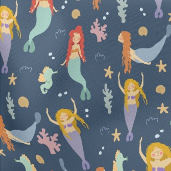 Mermaids In The Sea Stretch Ponte