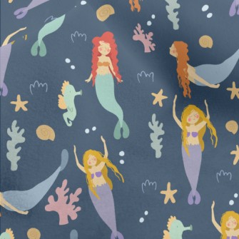Mermaids In The Sea Micro Fleece