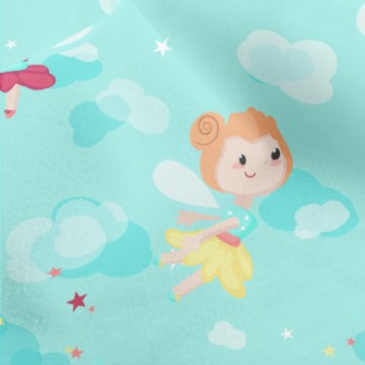 Beautiful And Cute Fairy Micro Fleece