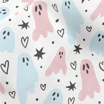 Simple Cute Ghost Micro Fleece