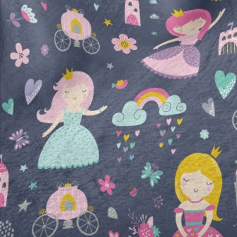 Princess Of Fantasy Colors Minky