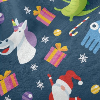 Christmas-themed Graphics Minky