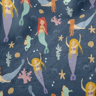 Mermaids In The Sea Minky