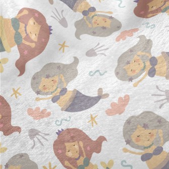 Cute Fairy Tale Mermaid Minky