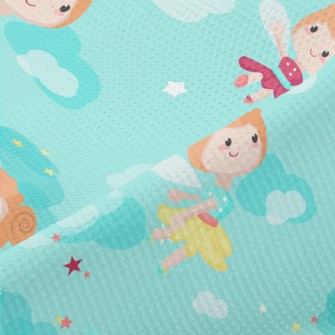 Beautiful And Cute Fairy Piqué